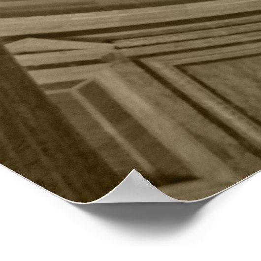 Das Pantheon, Rom Poster (Ecke)