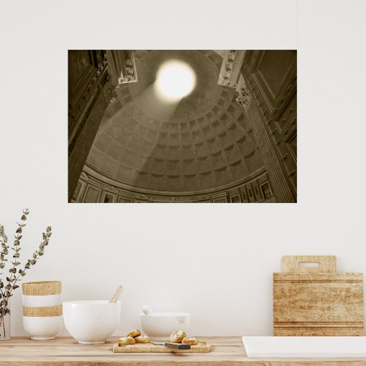 Das Pantheon, Rom Poster (Küche)
