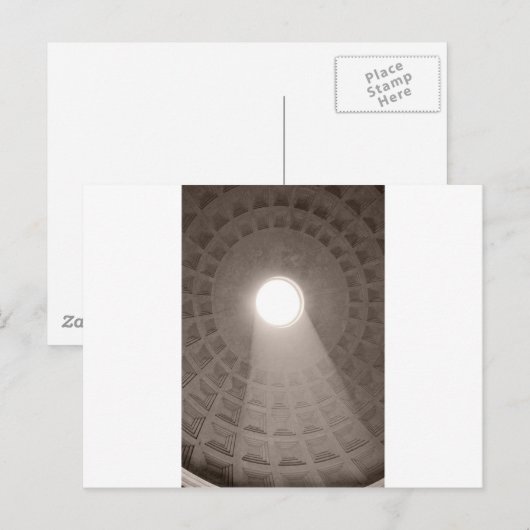 Das Pantheon, Rom Postkarte (Vorne/Hinten)