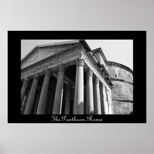Das Pantheon, Roma Poster (Vorne)