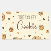 Das Pantry-Cookie Rechteckiger Aufkleber (Vorderseite)