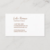 Das Pantry-Cookie Visitenkarte (Rückseite)