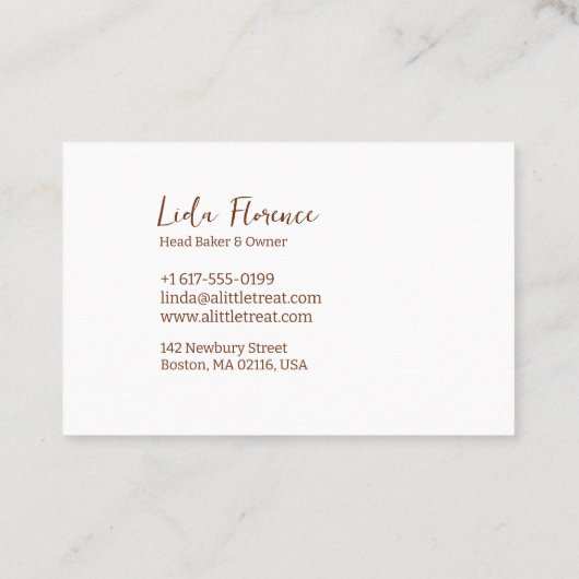 Das Pantry-Cookie Visitenkarte (Rückseite)