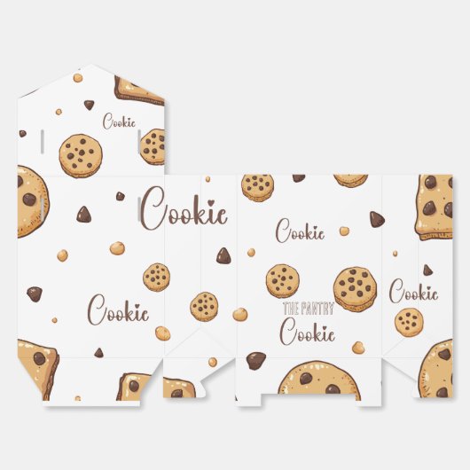 Das "Pantry Cookie" (weiß) Geschenkschachtel (Ungefaltet)
