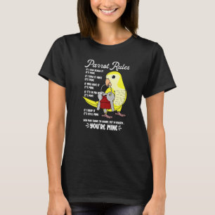 Das Papageienhaus regiert meinen gelben Mönchssaal T-Shirt