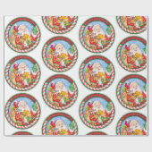 Das Papier des Weihnachtsmanns von Chris Davenport Geschenkpapier (Flach)