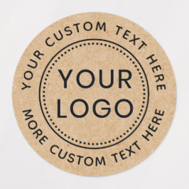 Das Papier mit eigenem Logo ist wasserdicht Etiketten