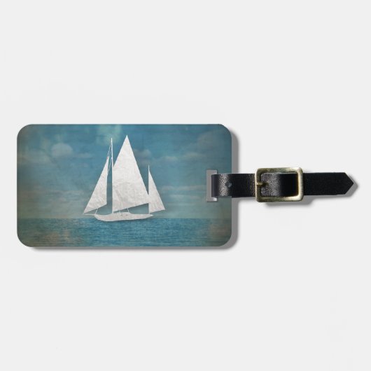 Das Papierschiff Gepäckanhänger (Vorderseite horizontal)