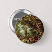 DAS Paradies bis Januar Brueghel das Älteste Button (Vorne & Hinten)