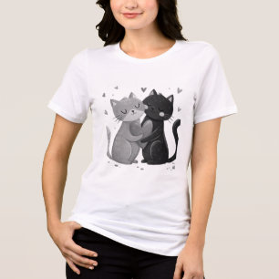 Das Paradies der Katze Lover Tri-Blend Shirt