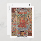 Das Paradies des Buddha Amitabha Postkarte (Vorne/Hinten)