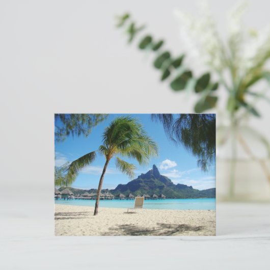 Das Paradies existiert Postkarte (Stehend Vorderseite)