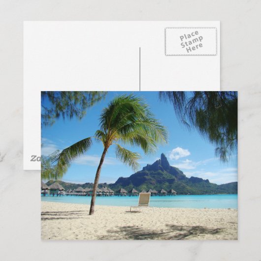 Das Paradies existiert Postkarte (Vorne/Hinten)