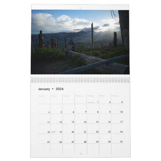 Das Paradies-Kalender des Wanderers Kalender (Jan 2026)