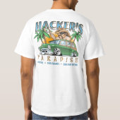 Das Paradies-T - Shirt des Hackers - hinter (Rückseite)
