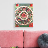 Das Paradies von Shambhala, tibetische Banner Leinwanddruck (Insitu (Wohnzimmer))