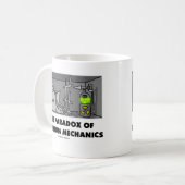 Das Paradoxon der Quantenmechanik (Physik-Spaß) Kaffeetasse (Vorderseite Links)