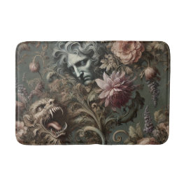 Das Paradoxon des Fahrers - Die gotische Mythologi Badematte