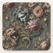 Das Paradoxon des Fahrers - Gotisches Mythisches K Rechteckiger Pappuntersetzer (Vorderseite)