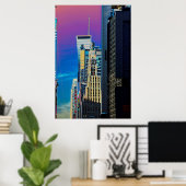 Das Paramount-Gebäude New York City Poster (Heimbüro)