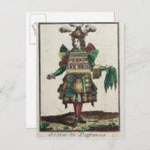 Das Parfümkostüm Postkarte (Vorne/Hinten)