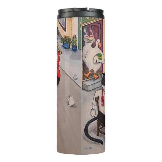 Das Pariser Café: Thermosbecher (Rückseite)