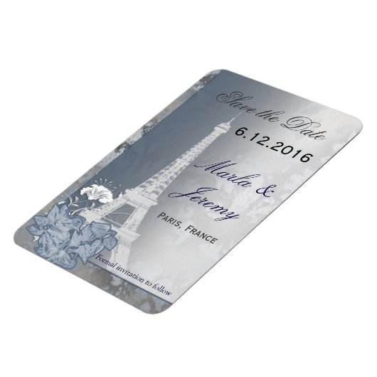 Das Pariser Theme speichert den Datums-Magneten Magnet (Linke Seite)