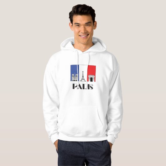 Das ParisHoodie der Männer Hoodie (Vorne ganz)