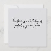 Das Parisienne Happy Birthday personalisieren (Rückseite)