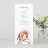 Das Parisienne-Hochzeitsprogramm (Stehend Vorderseite)