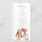 Das Parisienne-Hochzeitsprogramm (Vorderseite)