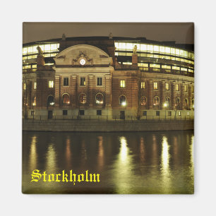 Das Parlament bringen (Riksdagshuset) in Stockholm Magnet