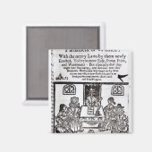 Das Parlament der Frauen, 1656 Magnet (Vorderseite/Rückseite)