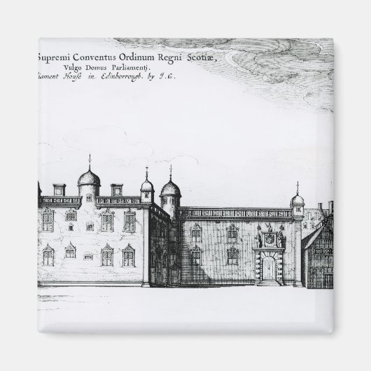 Das Parlament in Edinburgh Magnet (Vorne)