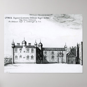 Das Parlament in Edinburgh Poster