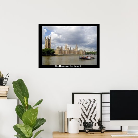 Das Parlament Poster (Heimbüro)