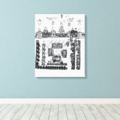 Das Parlament von Edward I Leinwanddruck (Insitu (Holzboden))