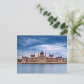 Das Parlamentsgebäude in Budapest an der Donau Pos Postkarte (Stehend Vorderseite)