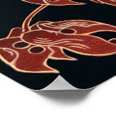 Das Paroquet von Ito Jakuchu (ca. 1900) Poster (Ecke)