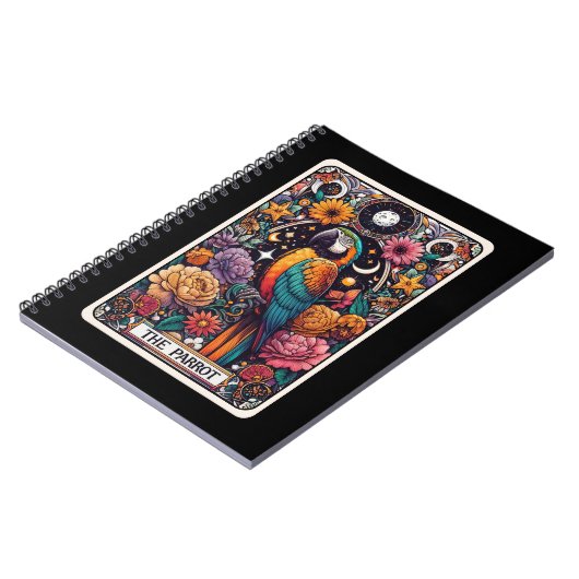 Das Parrot Spirit Tarot Card Notebook Notizblock (Linke Seite)