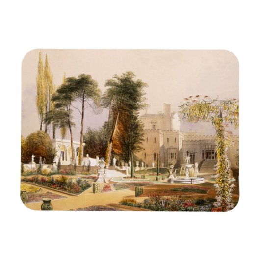 Das Parterre in den Gärten von Wilton, dem Sitz de Magnet (Horizontal)