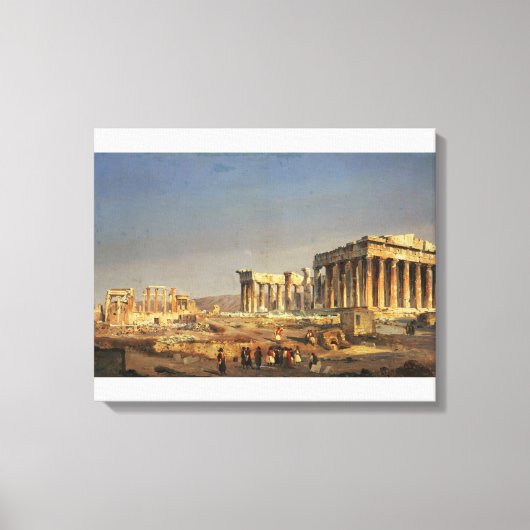 Das Parthenon, 1863 Leinwanddruck (Vorderseite)