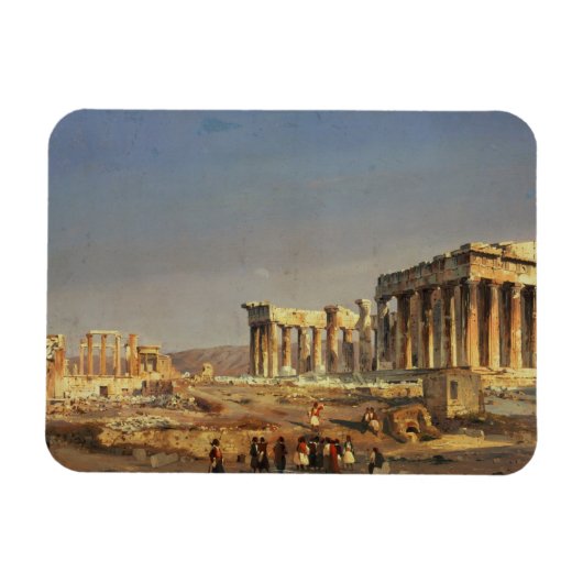Das Parthenon, 1863 Magnet (Horizontal)