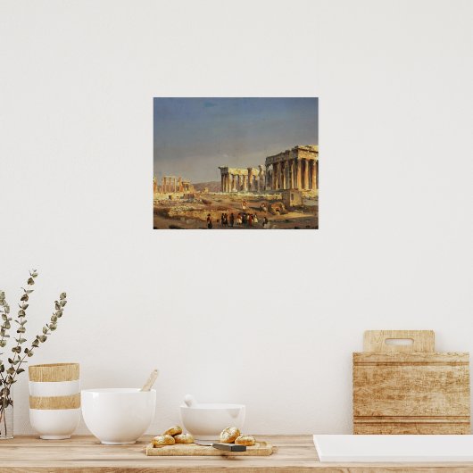 Das Parthenon, 1863 Poster (Küche)
