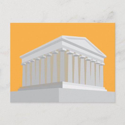Das Parthenon aus Griechenland Postkarte (Vorderseite)