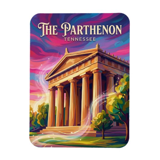 Das Parthenon Tennessee Magnet (Vertikal)