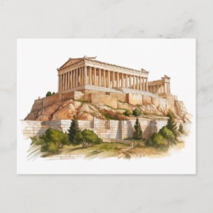 Das Parthenon: Zeitloses Erbe des antiken Griechen Postkarte