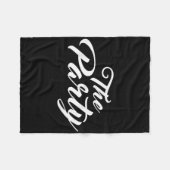 Das Party Bachelor Bachelorette Bride Groom Weddin Fleecedecke (Vorderseite (Horizontal))