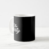 Das Party Bachelor Bachelorette Bride Groom Weddin Kaffeetasse (Vorderseite Links)