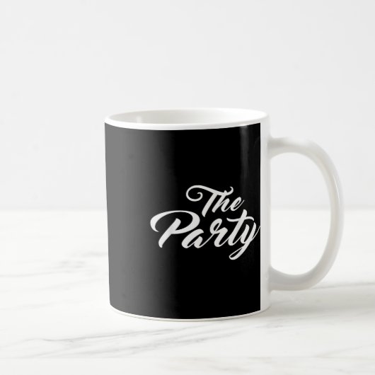 Das Party Bachelor Bachelorette Bride Groom Weddin Kaffeetasse (Rechts)